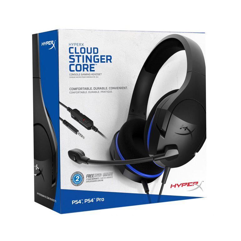 Casti gaming hp hyperx cloud stinger core, cu fir, negru/albastru,  Casti audio | electropc.ro
