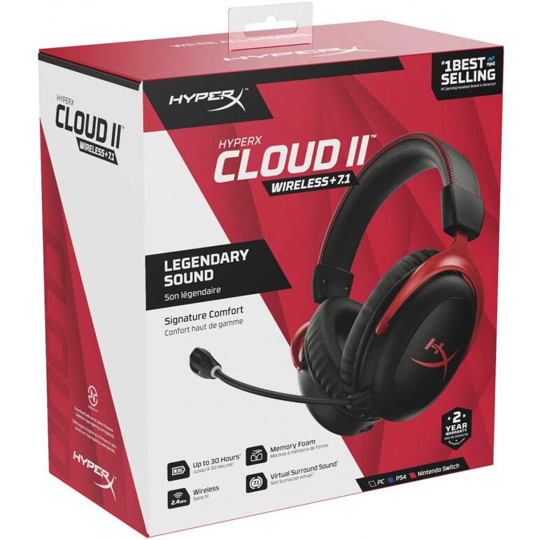 Casti hp hyperx headset cloud ii, wireless, negru,  Casti audio | electropc.ro