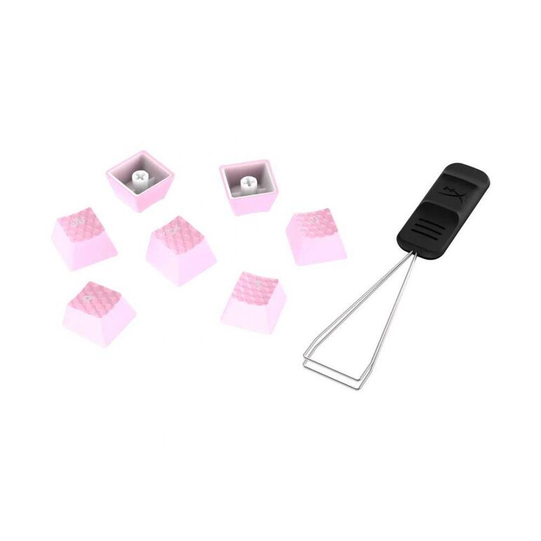 Hp gaming keycaps full set, hyperx pudding, us layout, pink,  Periferice Diverse | electropc.ro