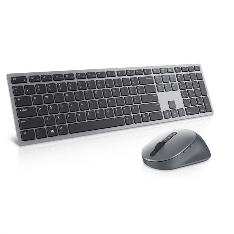 Kit tastatura si mouse dell premier multi-device km7321w, wireless, negru,  Kit mouse tastatura | electropc.ro