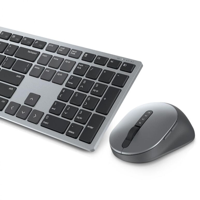 Kit tastatura si mouse dell premier multi-device km7321w, wireless, negru,  Kit mouse tastatura | electropc.ro