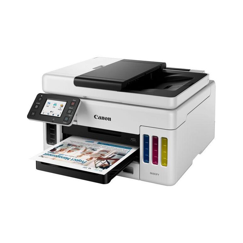 Multifunctional inkjet color ciss canon maxify gx6040, ( print,copy ,scan, cloud), dimensiune a4 , duplex printare, adf, viteza 24 ppmalb-negru, 15.5 ppm color, rezolutie 600x1200 dpi, alimentare hartie 250+100 coli, scannet cis, rezolutie scanare:1200x12,  Multifunctionale Inkjet | electropc.ro
