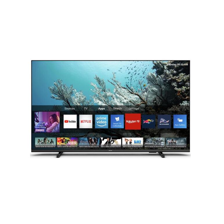 Smart tv philips  50pus7607/12 (model 2022) 50"(126cm), led 4k, black, flat, saphi, mirroring ios/android, pixel precise ultra hd, h dr10+/hlg/dolby vision, 60 hz, dvb-t/t2/t2-hd/c/s/s2, 20 w, wi-fi, 2xusb, 1xrj-45, ci+ slot, 3xhdmi, 1xdigital optical out,  Televizoare | electropc.ro