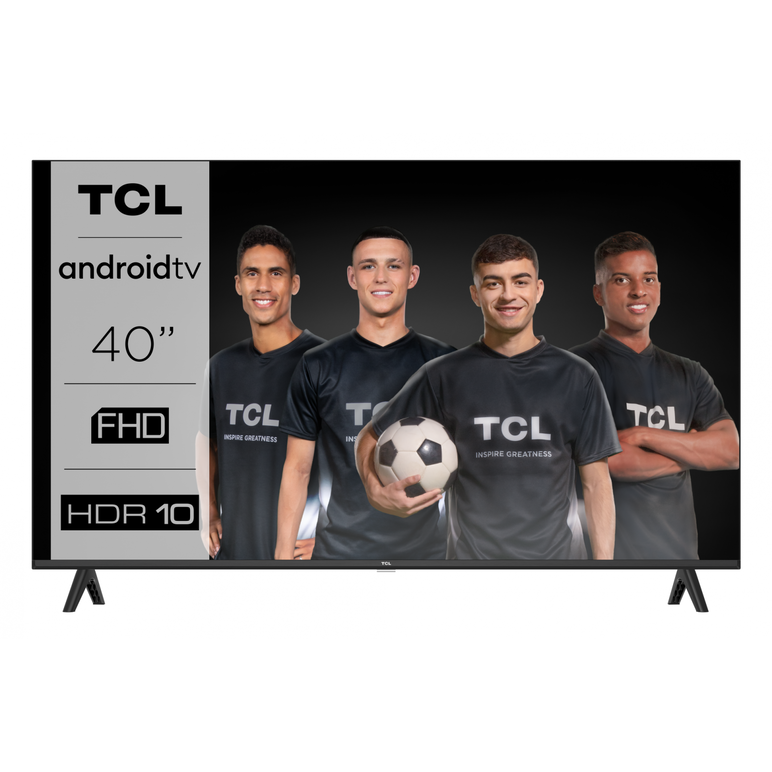 Smart tv tcl  40s5400a (model 2021) 40"(102cm), led fhd, brushed dark metal front, flat, android tv, mirroring ios/android, ipq 2.0 engine, hdr10/dolby digital plus/dolby audio, refresh rate: 50/60hz+frc, tuner: dvb-t2/c/s2, speakers 2x8w, wi-fi/bluetooth,  Televizoare | electropc.ro