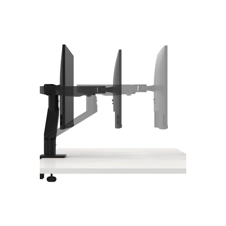 Suport monitor de birou, dell 482-bbdj, 19" - 38", vesa 100x100, suporta pana la 10kg, negru,  TV & Electronice & Gaming | electropc.ro