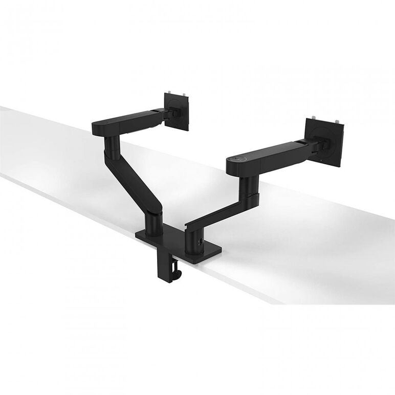 Suport monitor de birou dual, dell 482-bbdl, 19" - 38", vesa 100x100, suporta pana la 10kg, negru,  TV & Electronice & Gaming | electropc.ro