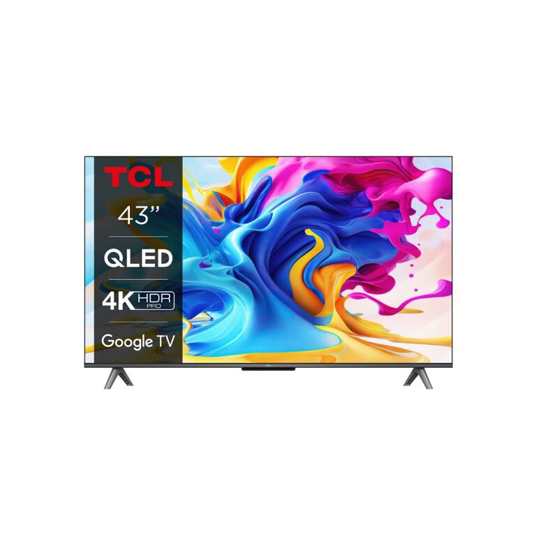 Televizor tcl qled 43c645, 108 cm (43"), smart google tv, 4k,  Televizoare | electropc.ro
