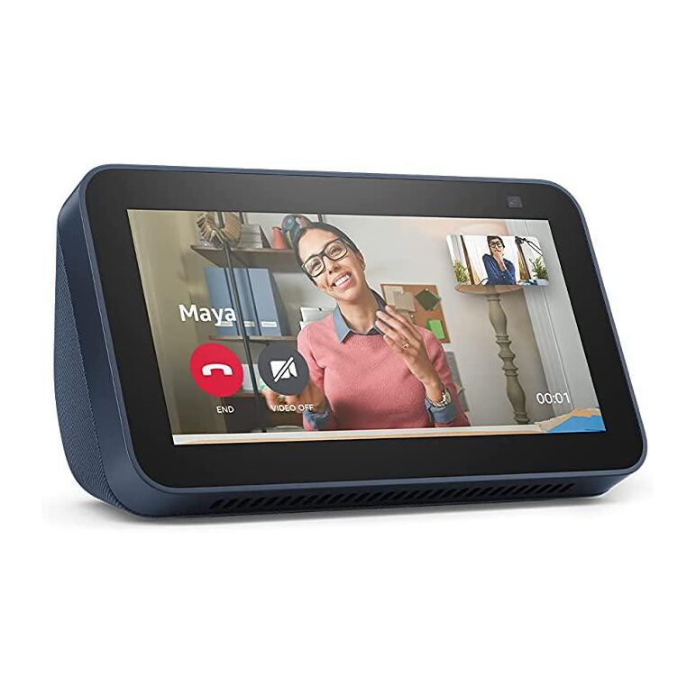 Boxa inteligenta amazon echo show 5 (2nd gen), 5.5" touch screen, camera 2 mp, wi-fi, bluetooth, albastru,  Sisteme audio | electropc.ro