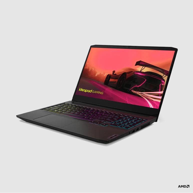 Laptop gaming lenovo ideapad gaming 3 15ach6, 15.6" full hd, ips, 60 hz, amd ryzen 5 5600h (6c / 12t, 3.3 / 4.2ghz, 3mb l2 / 16mb l3), 8gb, 512 gb, gtx 1650, free dos, shadow black, 2-year, depot,  Laptopuri | electropc.ro