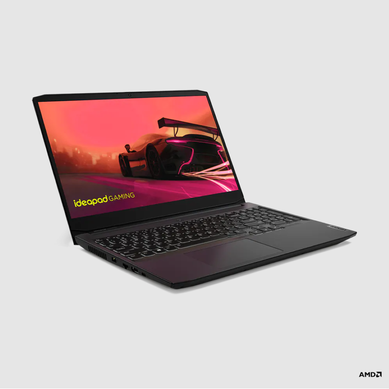 Laptop gaming lenovo ideapad gaming 3 15ach6, 15.6" full hd, ips, 60 hz, amd ryzen 5 5600h (6c / 12t, 3.3 / 4.2ghz, 3mb l2 / 16mb l3), 8gb, 512 gb, gtx 1650, free dos, shadow black, 2-year, depot,  Laptopuri | electropc.ro