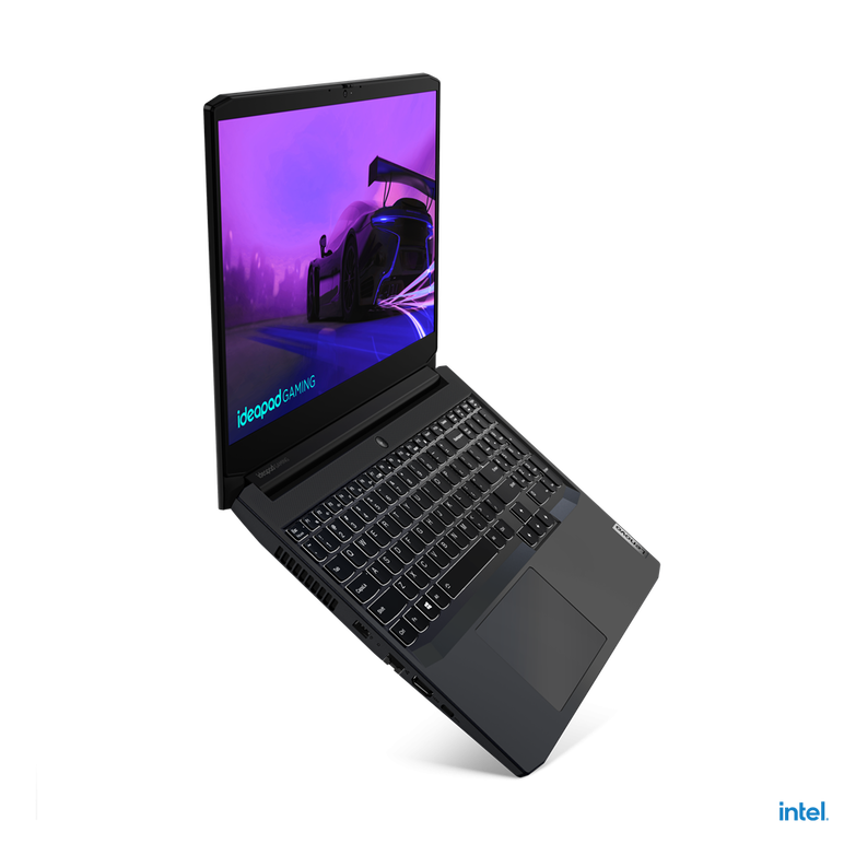 Laptop gaming lenovo ideapad gaming 3 15ihu6, 15.6" full hd, ips, 60 hz, intel core i5-11320h (4c / 8t, 3.2 / 4.5ghz, 8mb), 16gb, 512 gb, gtx 1650, free dos, shadow black, 2-year, depot,  Laptopuri | electropc.ro