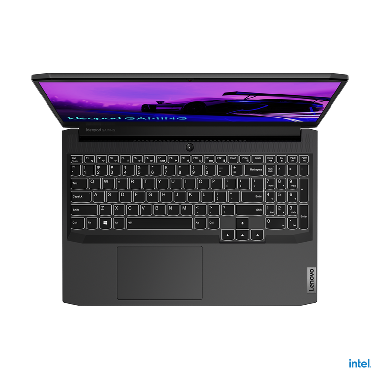 Laptop gaming lenovo ideapad gaming 3 15ihu6, 15.6" full hd, ips, 60 hz, intel core i5-11320h (4c / 8t, 3.2 / 4.5ghz, 8mb), 16gb, 512 gb, rtx 3050, free dos, shadow black, 2-year, depot,  Laptopuri | electropc.ro