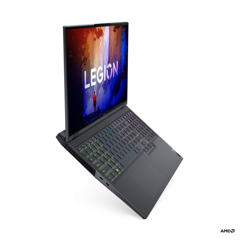 Laptop gaming lenovo legion 5 pro 16arh7h, 16" wqxga, ips, 165 hz, amd ryzen 7 6800h (8c / 16t, 3.2 / 4.7ghz, 4mb l2 / 16mb l3), 32gb, 512 gb, rtx 3060, free dos, storm grey, 3y premium care with onsite upgrade,  Laptopuri | electropc.ro