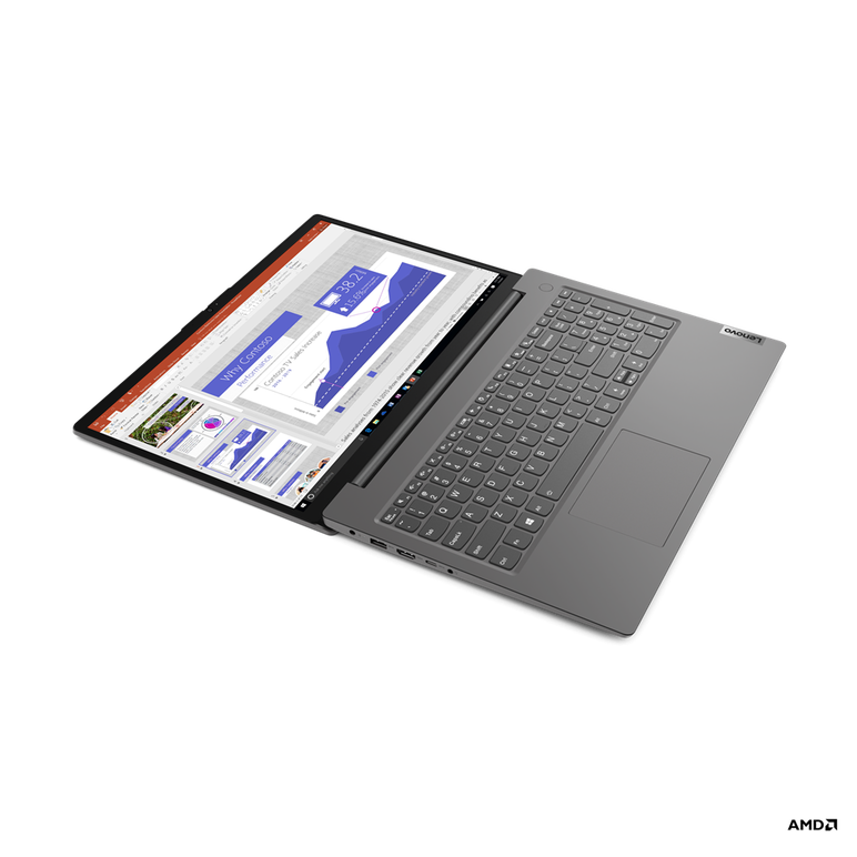 Laptop lenovo 15.6'' v15 g2 alc, fhd, procesor amd ryzen™ 7 5700u (8m cache, up to 4.3 ghz), 8gb ddr4, 512gb ssd, radeon, no os, black,  Laptopuri | electropc.ro