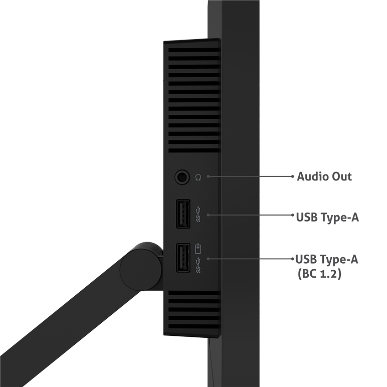 Monitor led lenovo thinkvision t24t-20, 23.8inch, ips fhd, 4ms, 60hz, negru,  Monitoare LED | electropc.ro