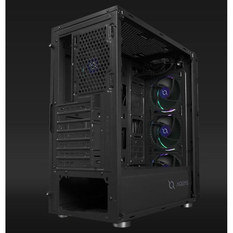 Carcasa aqirys antares midi tower black  rgb,  Carcase | electropc.ro