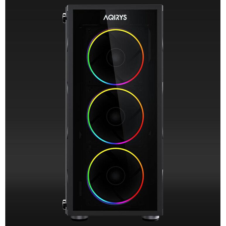 Carcasa aqirys antares midi tower black  rgb,  Carcase | electropc.ro