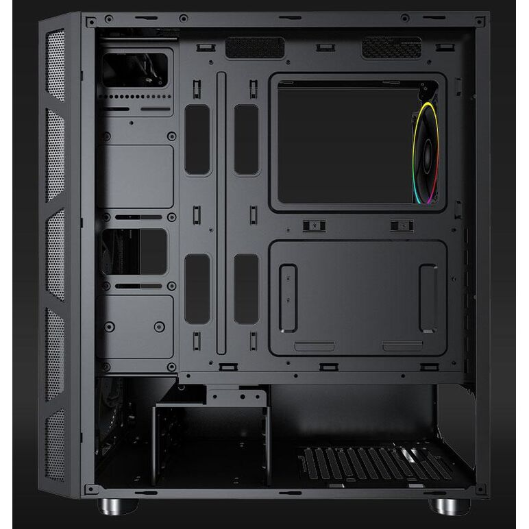Carcasa aqirys antares midi tower black  rgb,  Carcase | electropc.ro