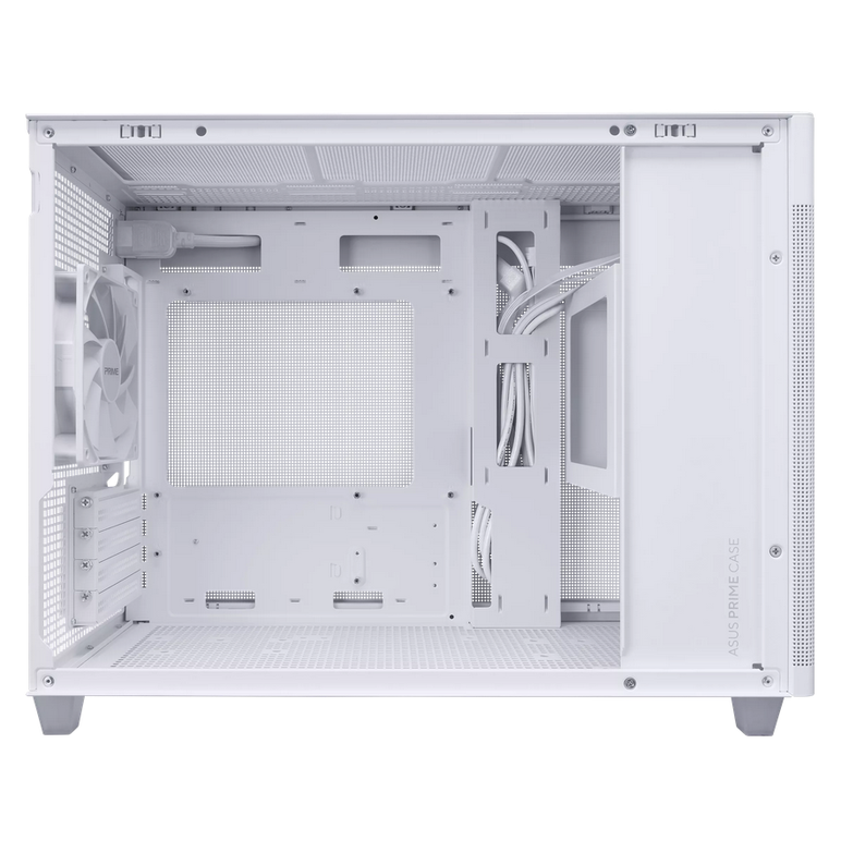 Carcasa asus ap201 prime white tempered glass,  Carcase | electropc.ro