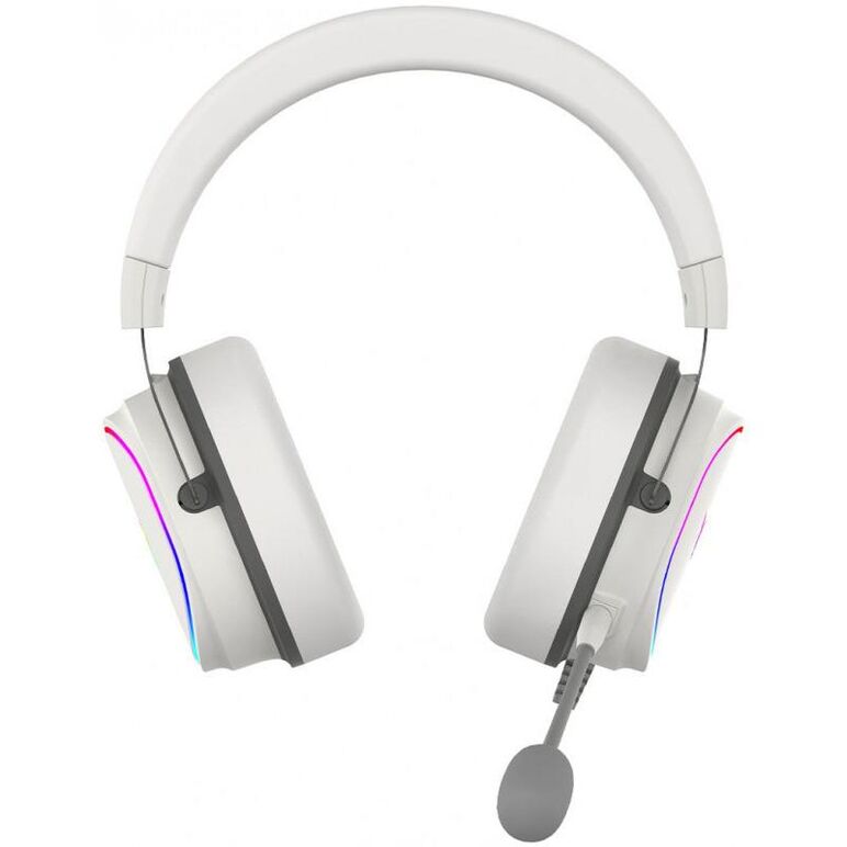 Casti over-ear aqirys altair white, sistem de sunet 7.1 virtual surround, cu fir, cu microfon flexibil, interfata usb 2.0,  Casti audio | electropc.ro