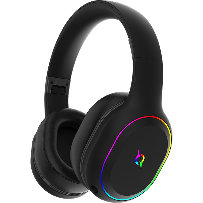Casti over-ear aqirys lyra, sistem de sunet 3d stero, dual wireless si cu fir, bt cu microfon flexibil, interfata usb 2.0, durata baterie pana la 27h, frecventa 20 hz - 20hz, cu iluminare rgb, negre,  Casti audio | electropc.ro