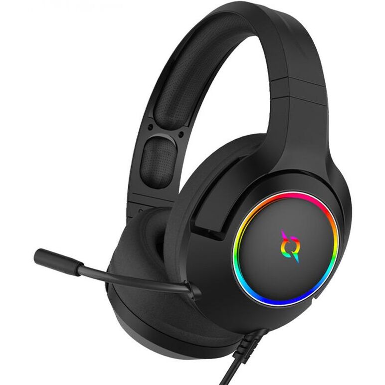 Casti over-ear aqirys vega, sistem de sunet 7.1 virtual surround, cu fir, cu microfon retractabil, interfata usb 2.0,  Casti audio | electropc.ro