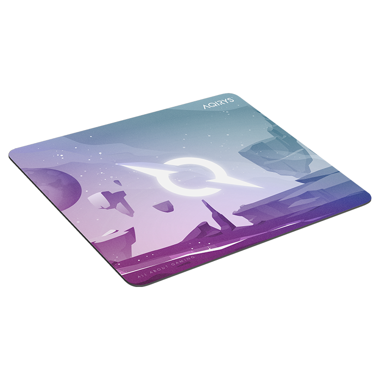 Mousepad aqirys gravity medium, fabricat din material din microfibra, dimensiuni 450 x 400 x 4 mm, negru,  Mousepad | electropc.ro