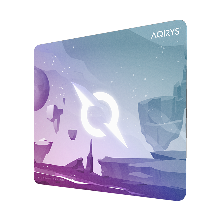 Mousepad aqirys gravity medium, fabricat din material din microfibra, dimensiuni 450 x 400 x 4 mm, negru,  Mousepad | electropc.ro