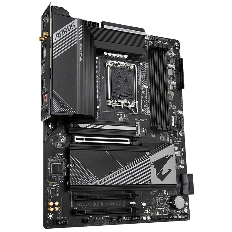 Placa de baza gigabyte aorus b760 elite ax lga1700, 4x ddr5,  Placi de baza | electropc.ro