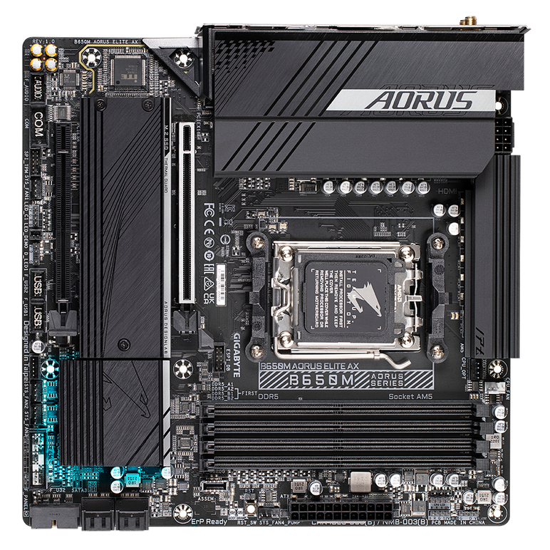 Placa de baza gigabyte b650m aorus elite ax am5,  Placi de baza | electropc.ro