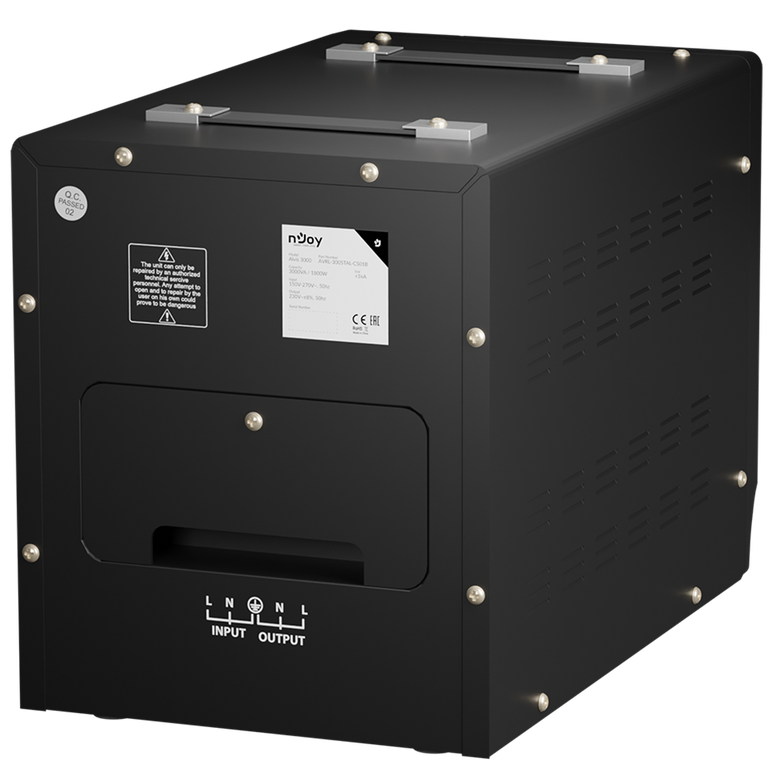 Stabilizator tensiune njoy 3000va alvis  https://www.njoy.global/product/alvis-3000,  Stabilizatoare de tensiune | electropc.ro