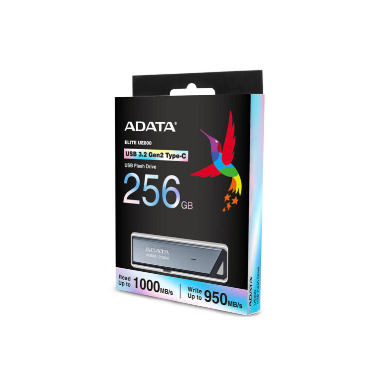 Usb flash drive adata 256gb, ue800, usb type-c, black,  Memorii USB | electropc.ro
