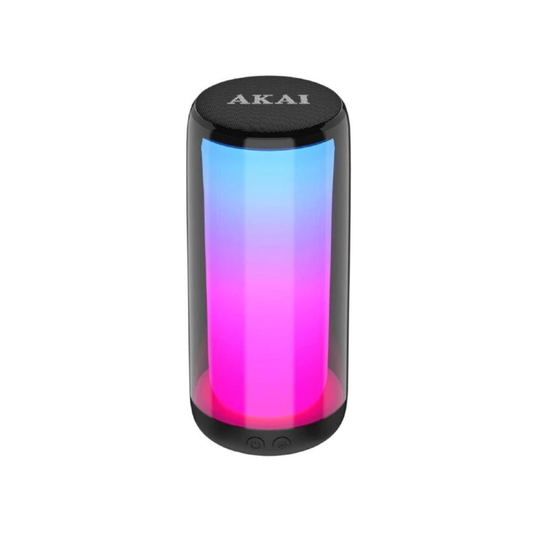 Boxa portabila akai cs2 glow, 10w, negru,  Sisteme audio | electropc.ro