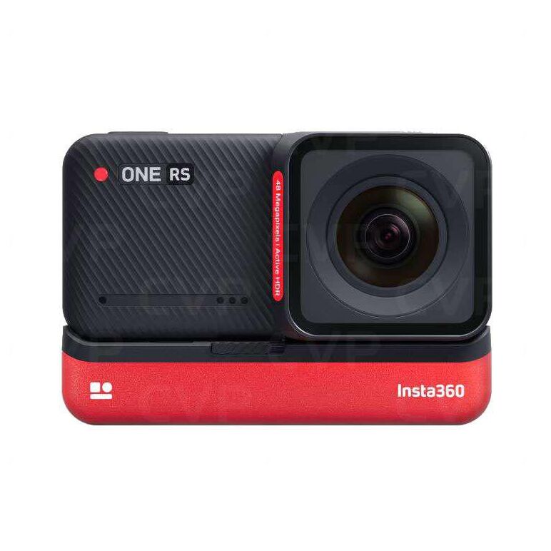 Camera video sport insta360 one rs 4k edition, 4k, 360°, waterproof, hdr, voice control, improved stablization, ai editing,capacitate acumulator 1190 mah, culori negru si rosu,  Camere video sport | electropc.ro