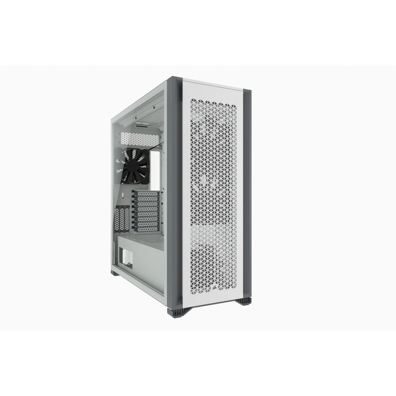 Carcasa corsair 7000d airflow full-tower atx pc case — white  maximum gpu length 450 mm maximum psu length 225 mm maximum cpu cooler height 190 mm expansion slots 8 horizontal + 3 vertical case drive bays (x6) 3.5in (x4) 2.5in form factor full tower case ,  Carcase | electropc.ro