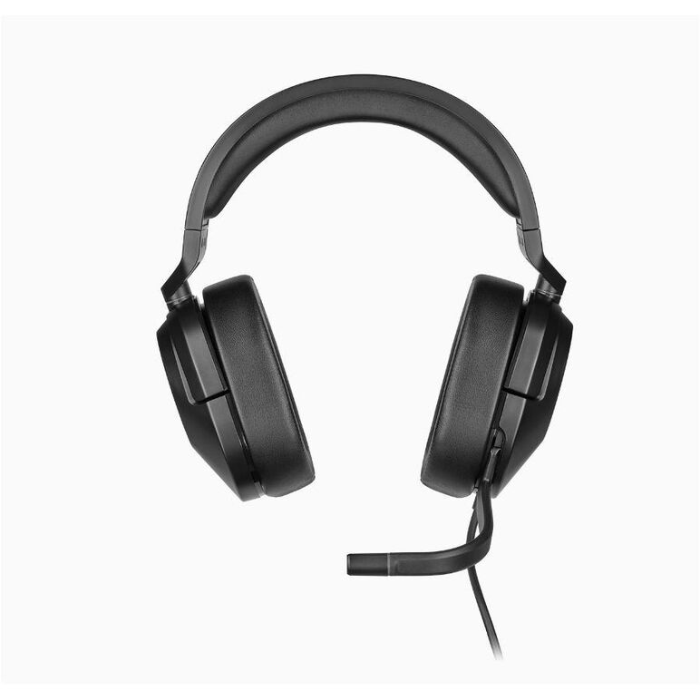 Casti gaming cu microfon corsair hs55 stereo, over-head, 20hz - 20 khz, 32k ohms @ 1 khz, lungime cablu: 1.8m, carbon,  Casti audio | electropc.ro