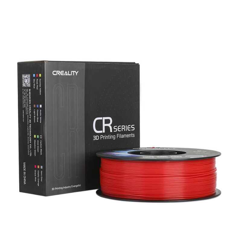 Creality cr-abs 3d printer filament, red, temperatura printare: 220-260, diametru filament: 1.75mm, rezistenta la tractiune: 43mpa,diametru suport filament:  200mm, non-toxic, utilizare: pana la 6 luni de la deschiderea ambalajului.,  Accesorii imprimare 3D | electropc.ro