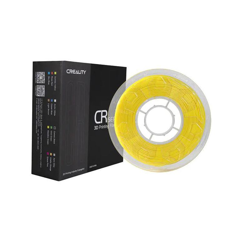 Creality cr pla 3d printer filament, yellow, printing temperature: 190-220, filament diameter: 1.75mm, tensile strength: 60mpa, size of filament wheel: diameter 200mm, height 66mm, hole diameter 56mm. utilizare: pana la 6 luni de la deschiderea ambalajulu,  Accesorii imprimare 3D | electropc.ro