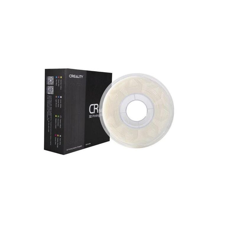 Creality cr-tpu 3d printer filament, white, glossy, 1kg, elastic,rezistent uv, printing temperature: 210-240, filament diameter: 1.75mm, size of filament wheel: diameter 200mm, height 66mm, hole diameter 56mm. utilizare: pana la 6 luni de la deschiderea a,  Accesorii imprimare 3D | electropc.ro