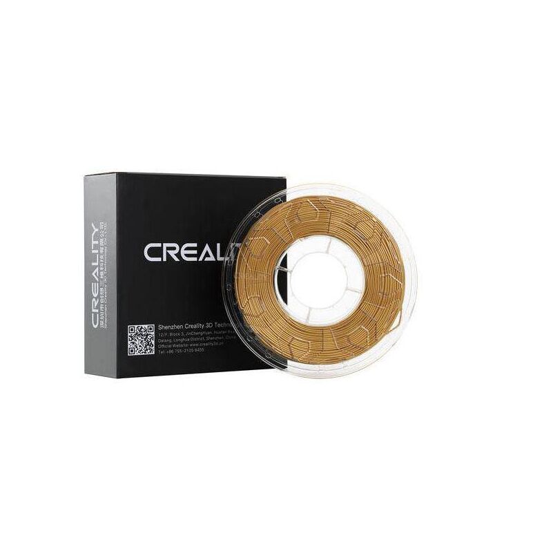 Creality pla 3d printer filament, silk golden, printing temperature: 190-220, filament diameter: 1.75mm, tensile strength: 60mpa, size of filament wheel: diameter 200mm, height 66mm, hole diameter 56mm. utilizare: pana la 6 luni de la deschiderea ambalaju,  Accesorii imprimare 3D | electropc.ro