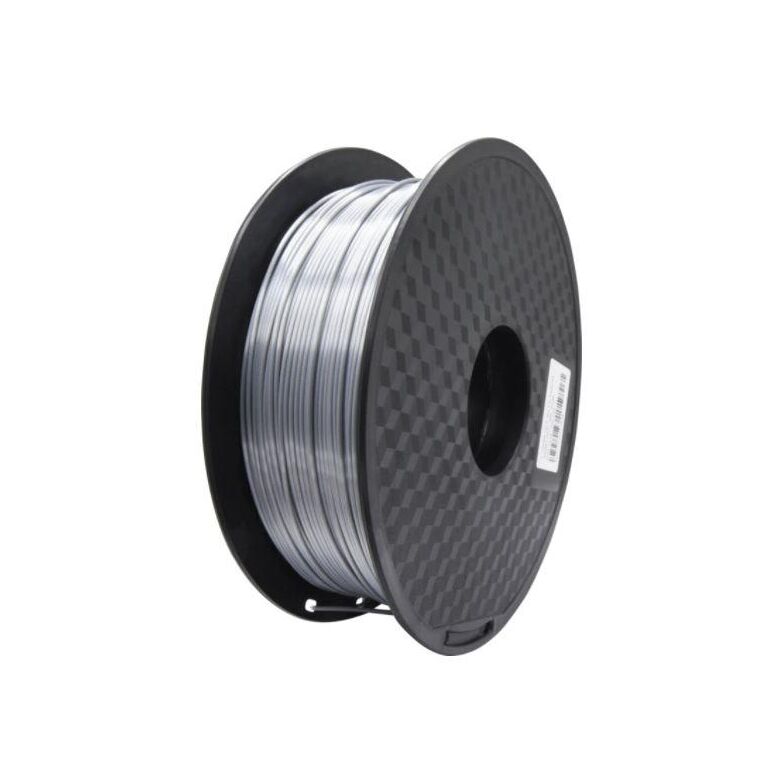 Creality pla 3d printer filament, silk silver, printing temperature: 190-220, filament diameter: 1.75mm, tensile strength: 60mpa, size of filament wheel: diameter 200mm, height 66mm, hole diameter 56mm. utilizare: pana la 6 luni de la deschiderea ambalaju,  Accesorii imprimare 3D | electropc.ro
