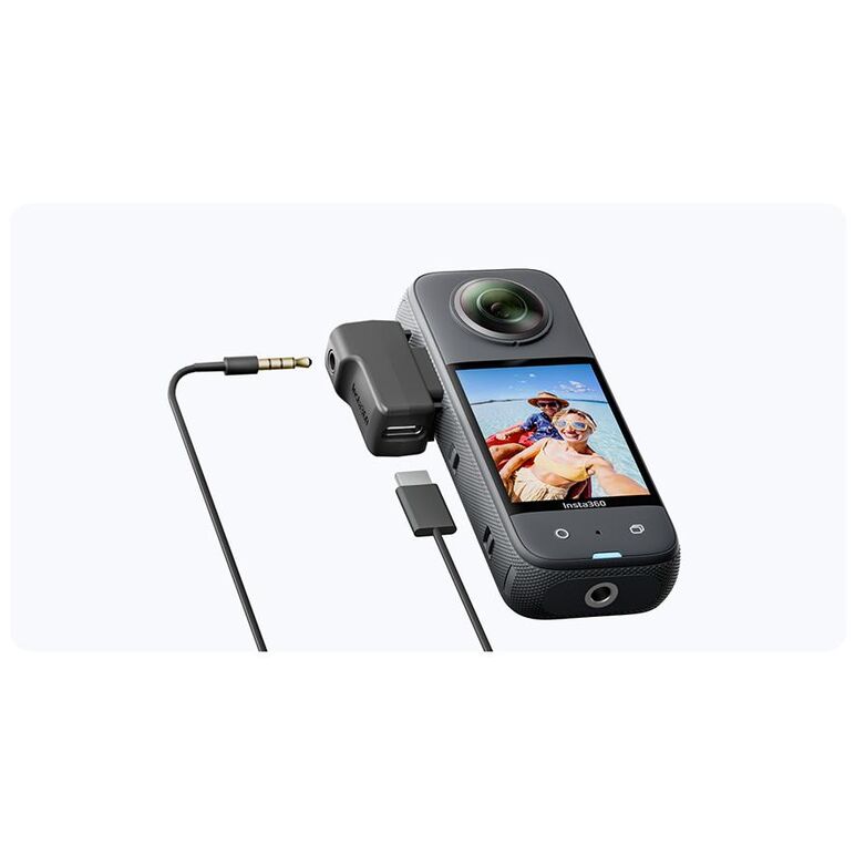 Insta360 microphone adapter for x3,  Alte accesorii foto & video | electropc.ro