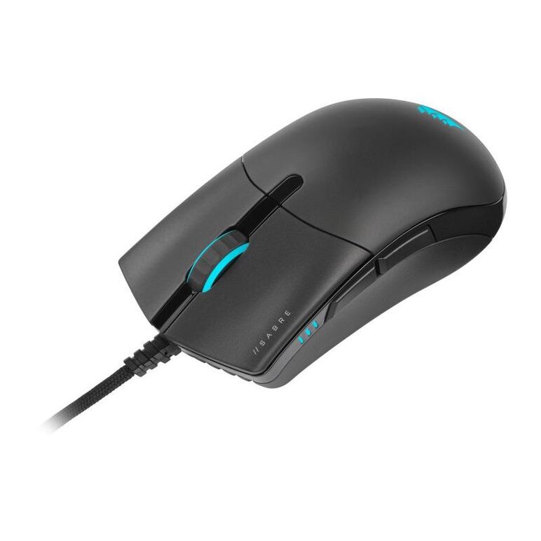 Mouse gaming corsair sabre rgb pro champion series, wired, negru,  Mouse | electropc.ro
