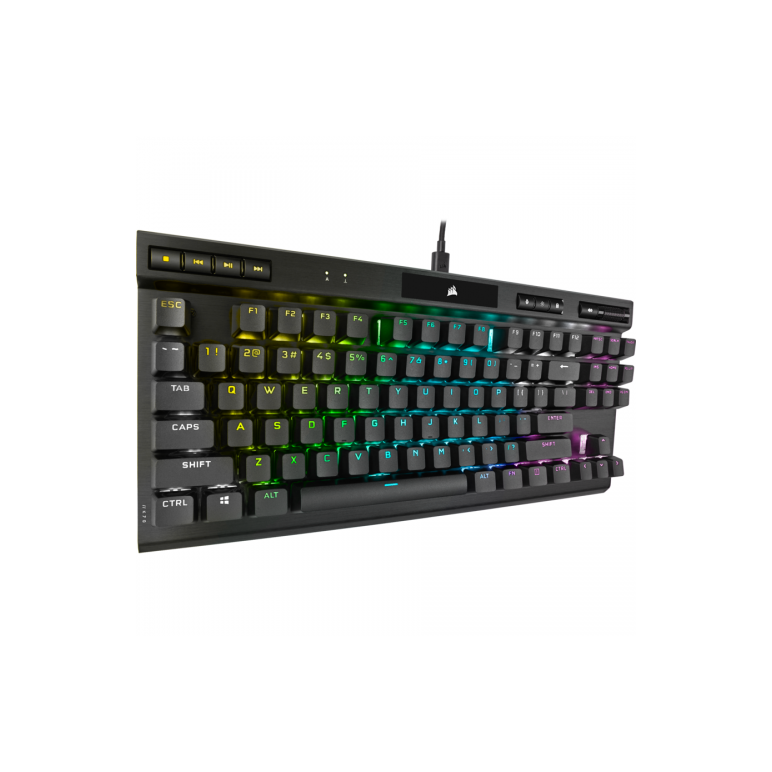 Tastatura gaming mecanica corsair k70 rgb tkl champion, rgb, usb-c, negru,  Tastaturi | electropc.ro