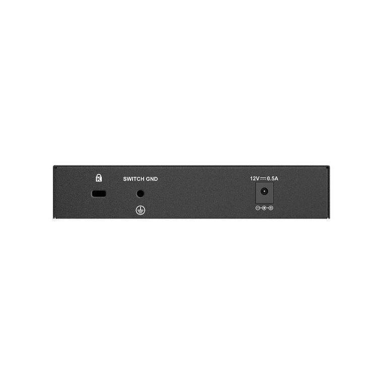 D-link switch dms-107, 7 porturi, standarde si protocoale: ieee 802.3 10base-t,  ieee 802.3u 100base-tx,  ieee 802.3ab 1000base-t,  ieee 802.3bz 2.5gbase-t5 porturi gigabit, 2 porturi 2.5gbps,  capacitate 20 gbps, fara ventilator, carcasa metal, dimensiun,  Switch-uri | electropc.ro
