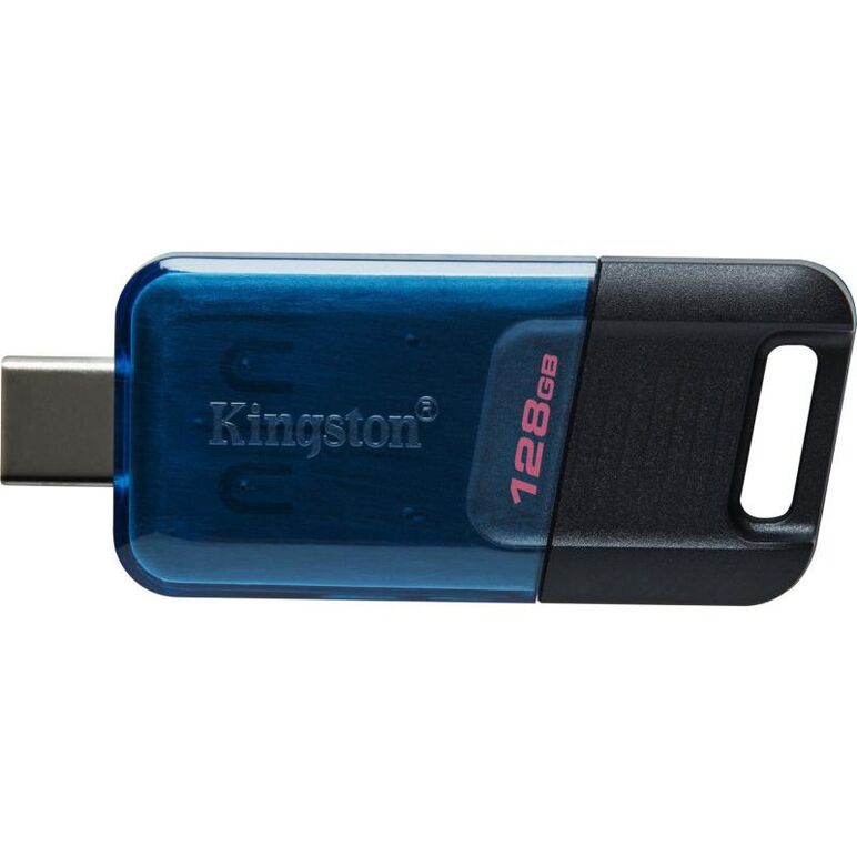 Memorie usb flash drive kingston 128gb data traveler 80, usb-c 3.2,  Memorii USB | electropc.ro
