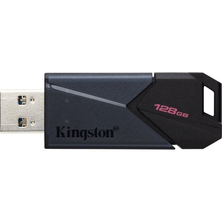 Memorie usb flash drive kingston 128gb data traveler exodia onyx, usb 3.2 gen1, black,  Memorii USB | electropc.ro