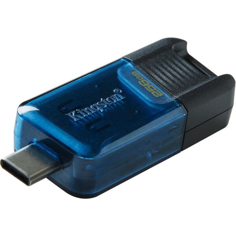 Memorie usb flash drive kingston 256gb data traveler 80, usb-c 3.2,  Memorii USB | electropc.ro