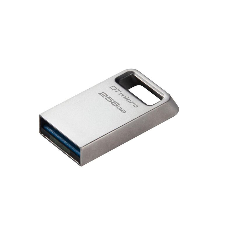 Usb flash drive kingston 256gb data traveler micro, usb 3.2 gen1, metalic,  Memorii USB | electropc.ro