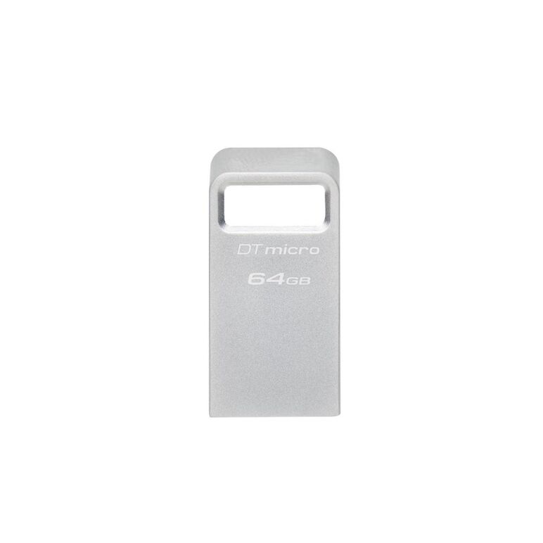 Usb flash drive kingston 64gb data traveler micro, usb 3.2 gen1, metalic,  Memorii USB | electropc.ro